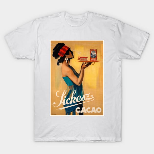 Vintage Travel Poster Netherlands Holland Sickesz Cacao T-Shirt by vintagetreasure